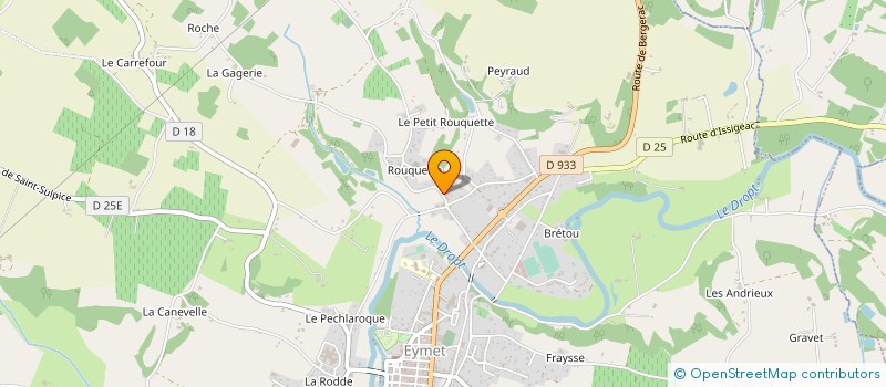 localisation de l'entreprise MONSIEUR JACQUES SCHEUBER à EYMET