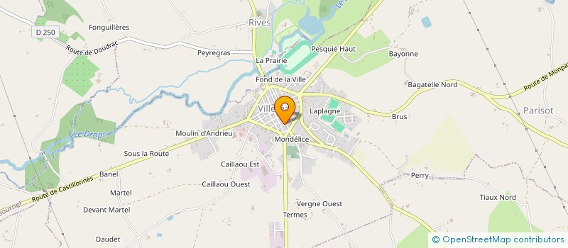 localisation de l'entreprise MONSIEUR JACQUES SCHIANO-LOMORIELLO  VILLEREAL