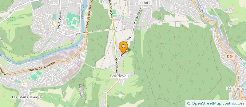 localisation de l'entreprise MONSIEUR JACQUES SCHMIDT  BONDEVAL