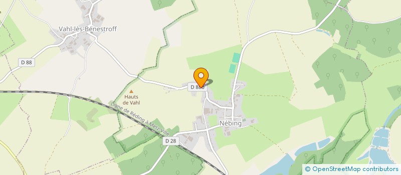 localisation de l'entreprise MONSIEUR JACQUES SCHNEIDER  NEBING