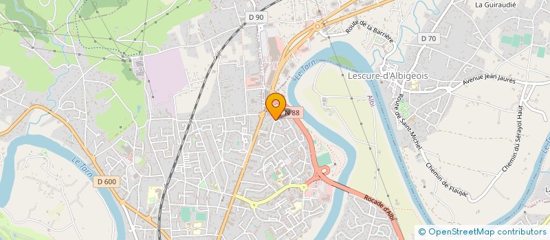 localisation de l'entreprise MONSIEUR JACQUES SCHWARTZENTRUBER à ALBI