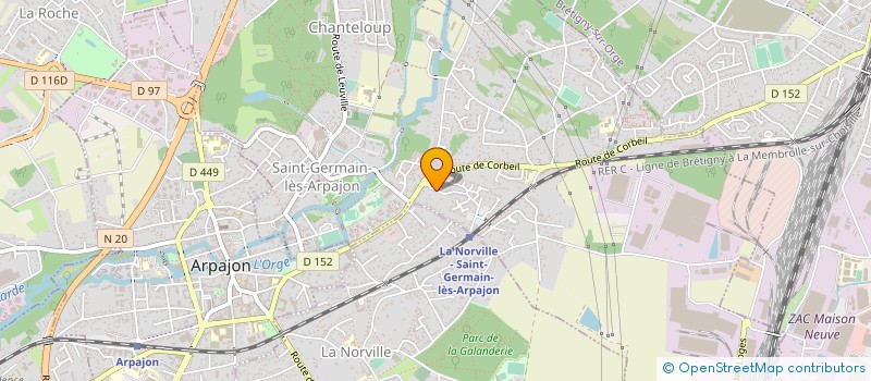 localisation de l'entreprise MONSIEUR JACQUES SEDLAK à SAINT-GERMAIN-LES-ARPAJON