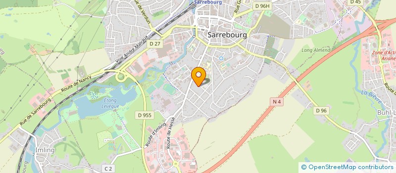 localisation de l'entreprise MONSIEUR JACQUES SEGARD à SARREBOURG