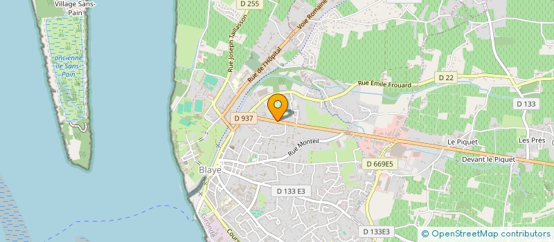 localisation de l'entreprise MONSIEUR JACQUES SEGUY à BLAYE