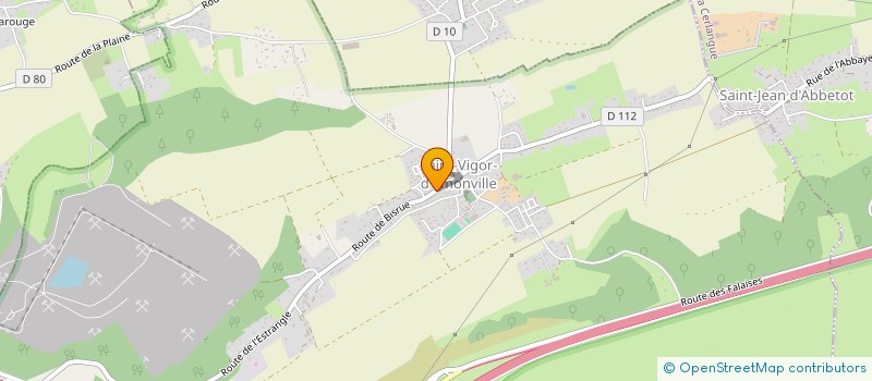 localisation de l'entreprise MONSIEUR JACQUES SELLE  SAINT-VIGOR-D'YMONVILLE