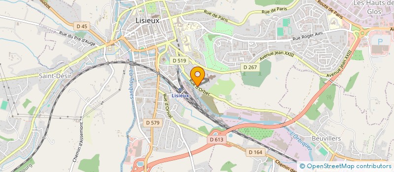 localisation de l'entreprise MONSIEUR JACQUES SELLE à LISIEUX