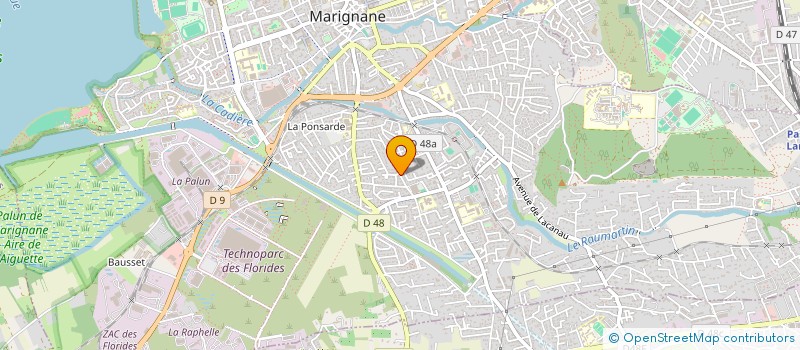 localisation de l'entreprise MONSIEUR JACQUES SELLIER  MARIGNANE