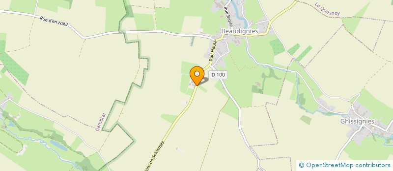 localisation de l'entreprise MONSIEUR JACQUES SEMAILLE à BEAUDIGNIES