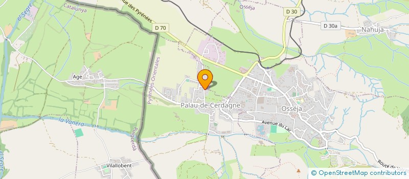 localisation de l'entreprise MONSIEUR JACQUES SERRA  PALAU-DE-CERDAGNE