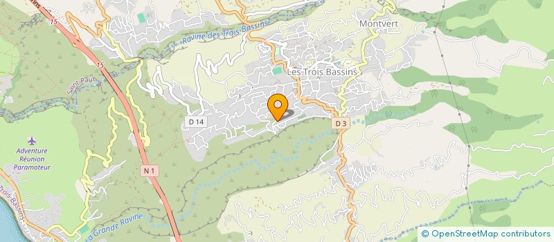 localisation de l'entreprise MONSIEUR JACQUES SERTIER  LES TROIS-BASSINS