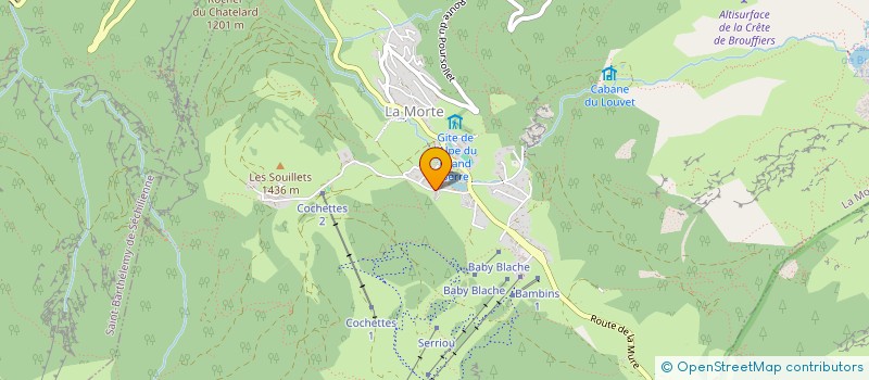 localisation de l'entreprise MONSIEUR JACQUES SEVE  LA MORTE