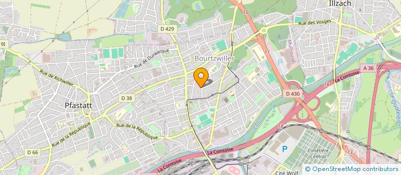 localisation de l'entreprise MONSIEUR JACQUES SEVUK à MULHOUSE