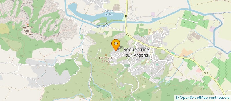 localisation de l'entreprise MONSIEUR JACQUES SEYNAVE à ROQUEBRUNE-SUR-ARGENS
