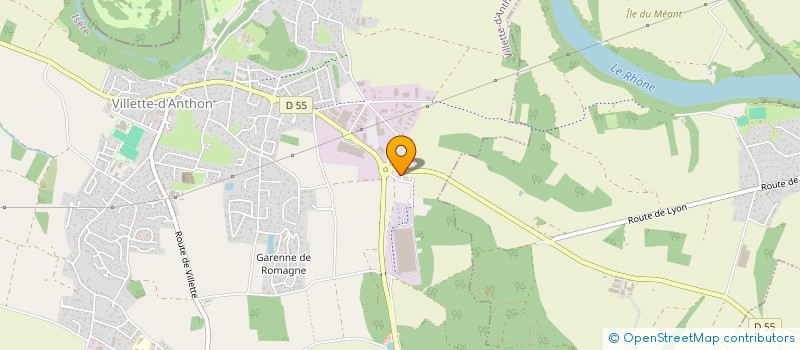 localisation de l'entreprise MONSIEUR JACQUES SFERRAZZA  VILLETTE D'ANTHON