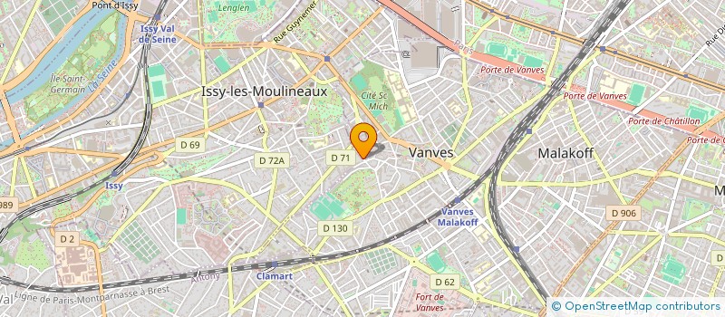 localisation de l'entreprise MONSIEUR JACQUES SIBI à VANVES