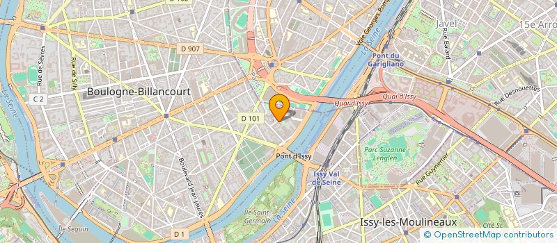 localisation de l'entreprise MONSIEUR JACQUES SIBUE à BOULOGNE-BILLANCOURT