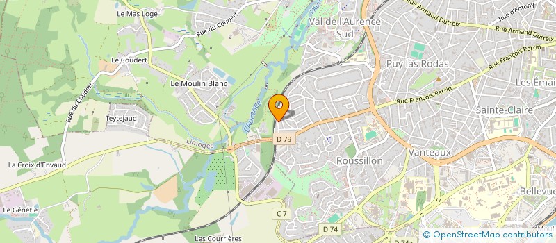 localisation de l'entreprise MONSIEUR JACQUES SIKORA à LIMOGES