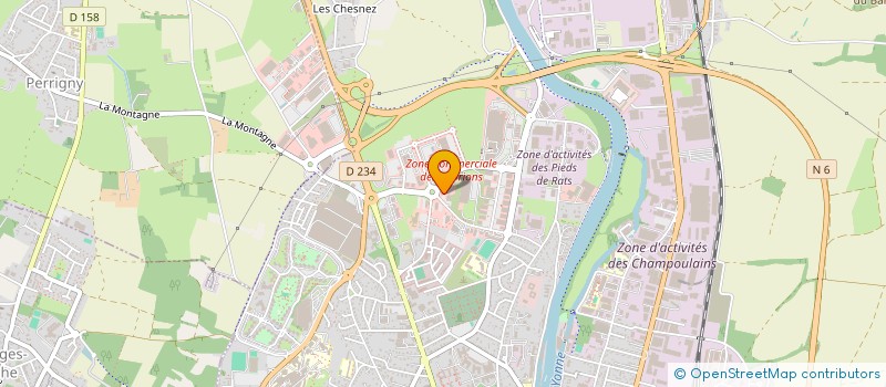 localisation de l'entreprise MONSIEUR JACQUES SIMART à AUXERRE