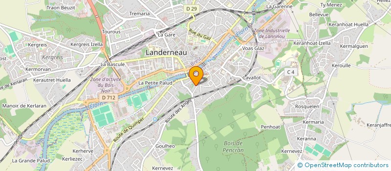 localisation de l'entreprise MONSIEUR JACQUES SIMON à LANDERNEAU