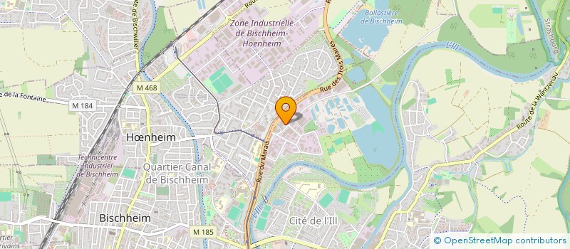 localisation de l'entreprise MONSIEUR JACQUES SIMON  SCHILTIGHEIM