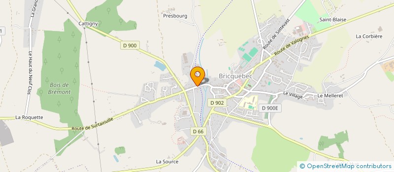 localisation de l'entreprise MONSIEUR JACQUES SIMON à BRICQUEBEC-EN-COTENTIN