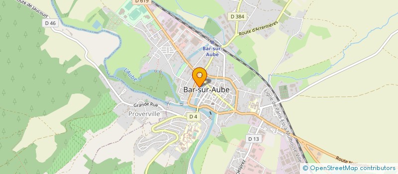 localisation de l'entreprise MONSIEUR JACQUES SIMON à BAR-SUR-AUBE