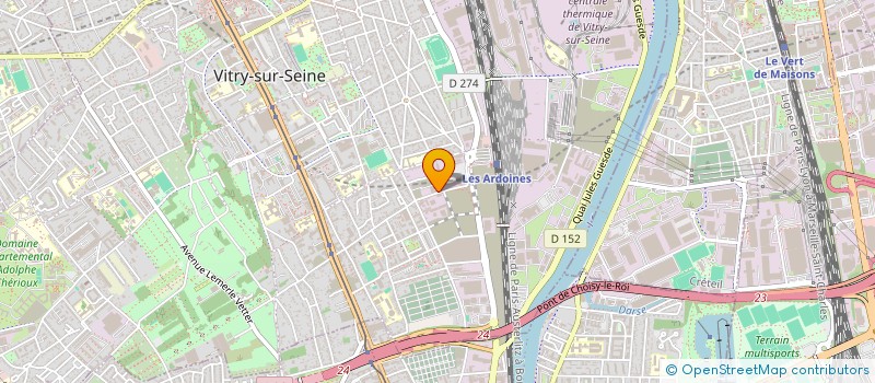 localisation de l'entreprise MONSIEUR JACQUES SIMONET à VITRY SUR SEINE