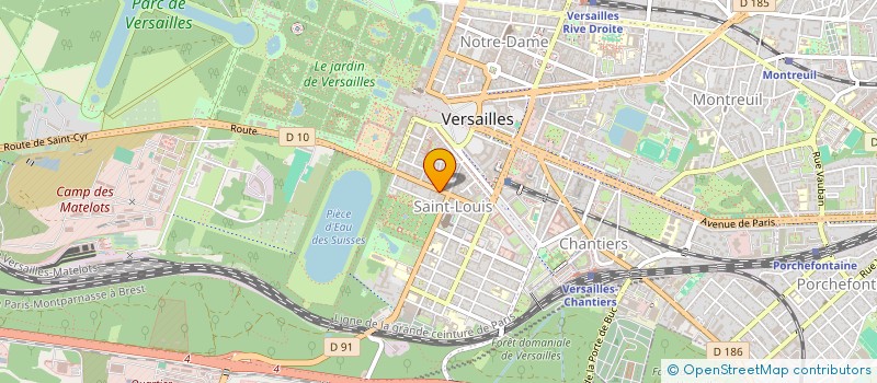 localisation de l'entreprise MONSIEUR JACQUES SIRVEN à VERSAILLES