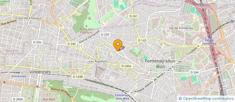 localisation de l'entreprise MONSIEUR JACQUES SISSA à FONTENAY-SOUS-BOIS