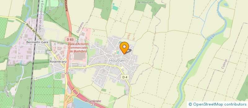 localisation de l'entreprise MONSIEUR JACQUES SITTLER  HOUSSEN