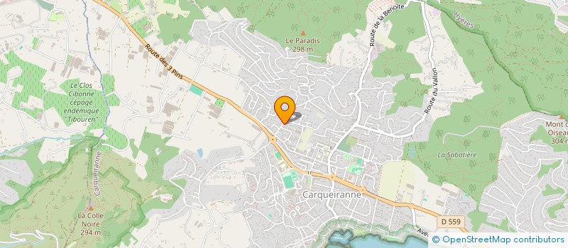 localisation de l'entreprise MONSIEUR JACQUES SORBA  CARQUEIRANNE