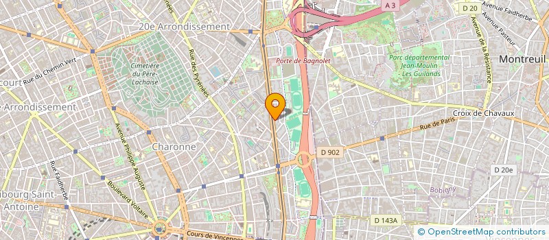 localisation de l'entreprise MONSIEUR JACQUES SOUCHAUD  PARIS