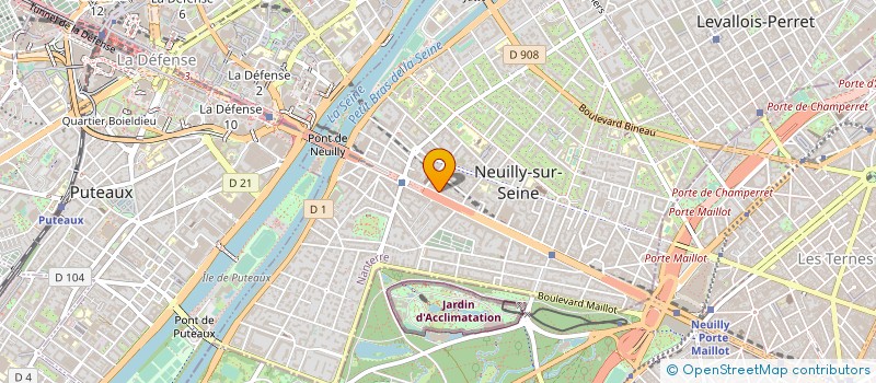 localisation de l'entreprise MONSIEUR JACQUES SOUFFRICE à NEUILLY-SUR-SEINE