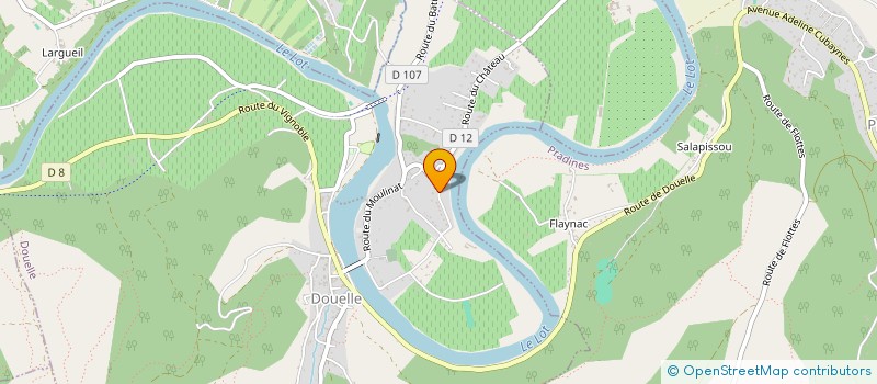 localisation de l'entreprise MONSIEUR JACQUES SOULAYRES  DOUELLE