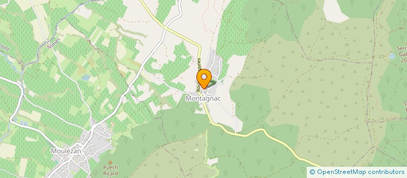 localisation de l'entreprise MONSIEUR JACQUES SOULIER  MONTAGNAC