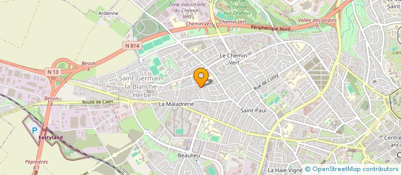 localisation de l'entreprise MONSIEUR JACQUES SOURD à CAEN