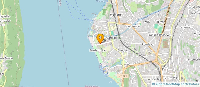 localisation de l'entreprise MONSIEUR JACQUES SOUVANNAKANE  AIX-LES-BAINS