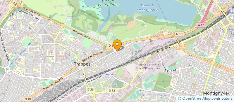 localisation de l'entreprise MONSIEUR JACQUES SOYEZ  TRAPPES