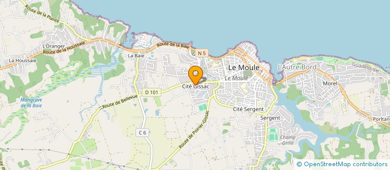 localisation de l'entreprise MONSIEUR JACQUES SPERONEL à LE MOULE