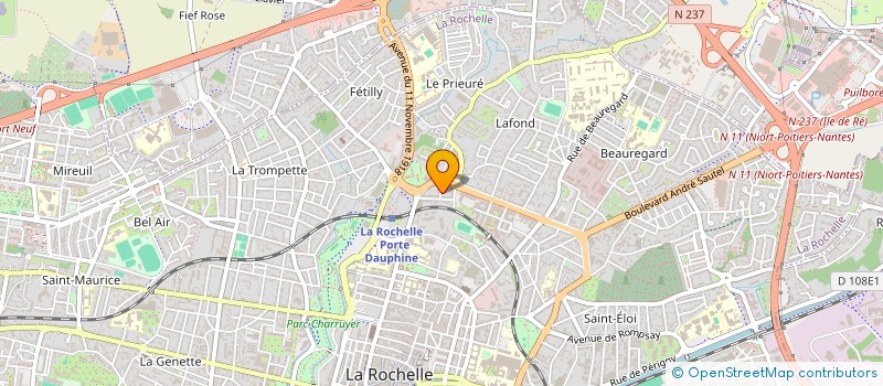 localisation de l'entreprise MONSIEUR JACQUES-SULLY DELHAYE  LA ROCHELLE