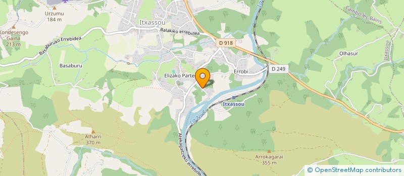 localisation de l'entreprise MONSIEUR JACQUES SUQUIA à ESPELETTE