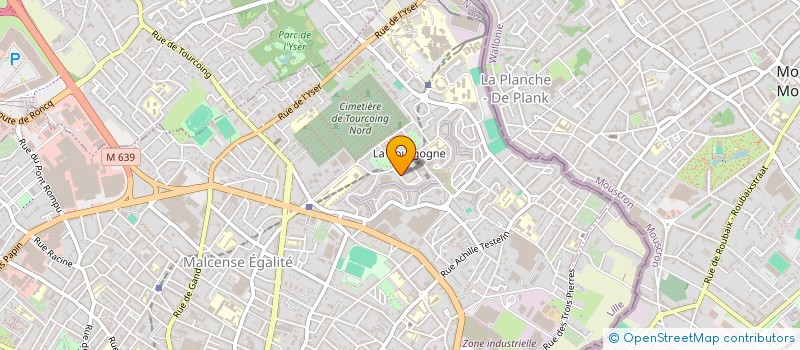 localisation de l'entreprise MONSIEUR JACQUES TAFOU KOUEJOU  TOURCOING