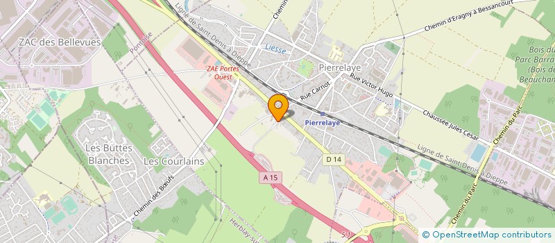 localisation de l'entreprise MONSIEUR JACQUES TAICOM à PIERRELAYE