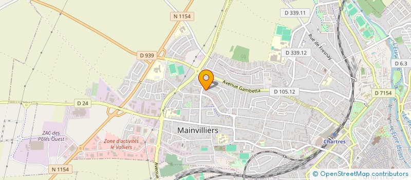 localisation de l'entreprise MONSIEUR JACQUES TAILLANDIER à MAINVILLIERS