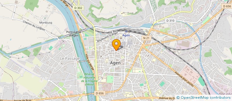 localisation de l'entreprise MONSIEUR JACQUES TALENTON à AGEN
