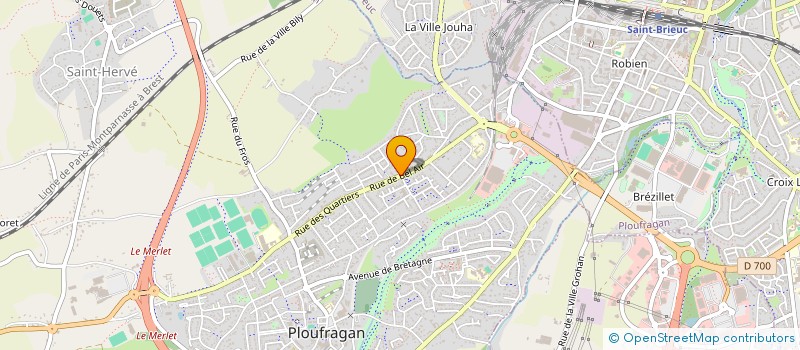 localisation de l'entreprise MONSIEUR JACQUES TANGUY  PLOUFRAGAN