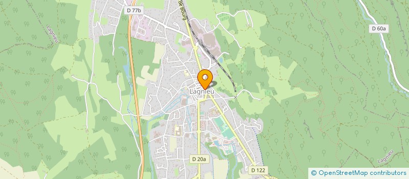 localisation de l'entreprise MONSIEUR JACQUES TARDIEU  LAGNIEU