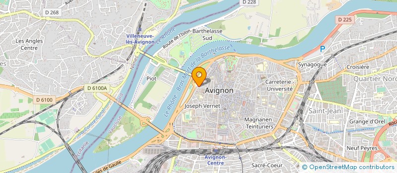 localisation de l'entreprise MONSIEUR JACQUES TARTANSON à AVIGNON