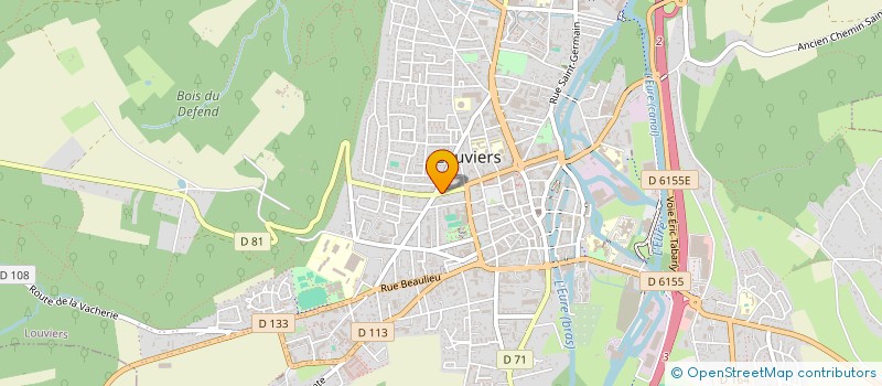 localisation de l'entreprise MONSIEUR JACQUES TAVERNE à LOUVIERS