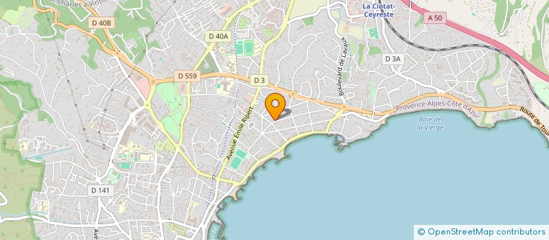 localisation de l'entreprise MONSIEUR JACQUES TAXY à LA CIOTAT